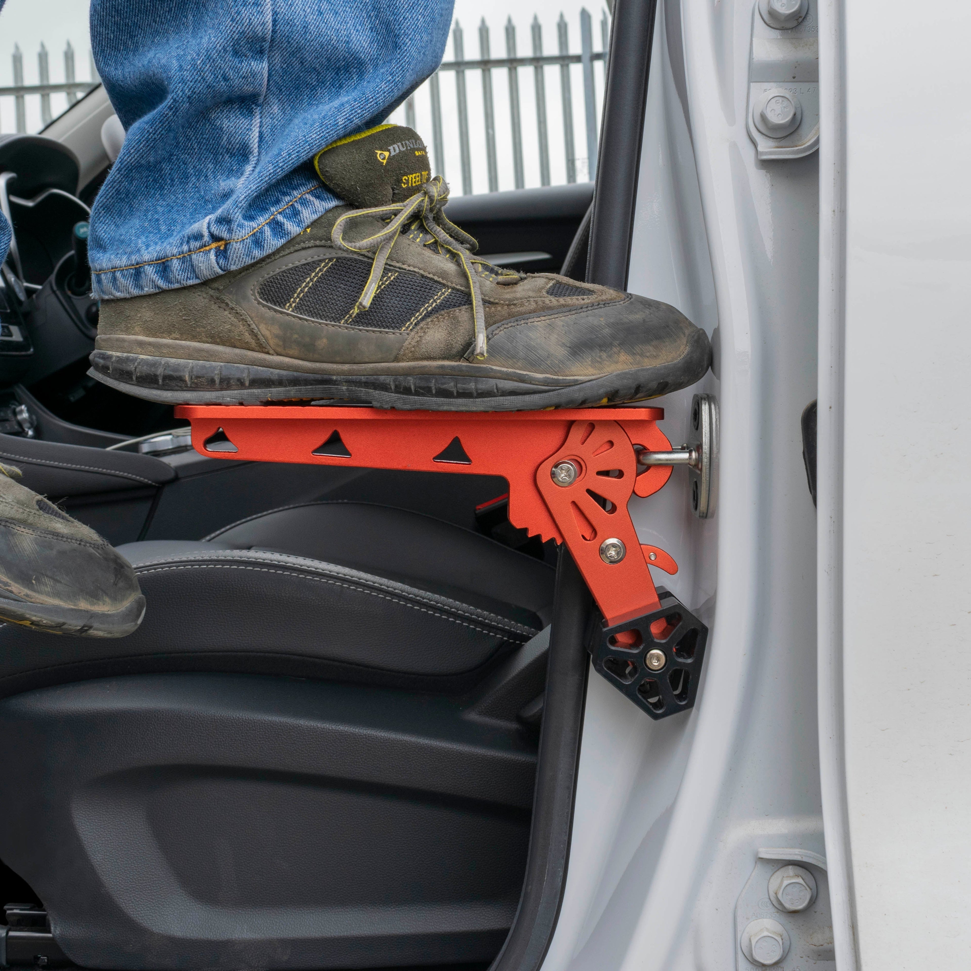 Car Door Step Type E Orange - ultimate solution for convenient rooftop access