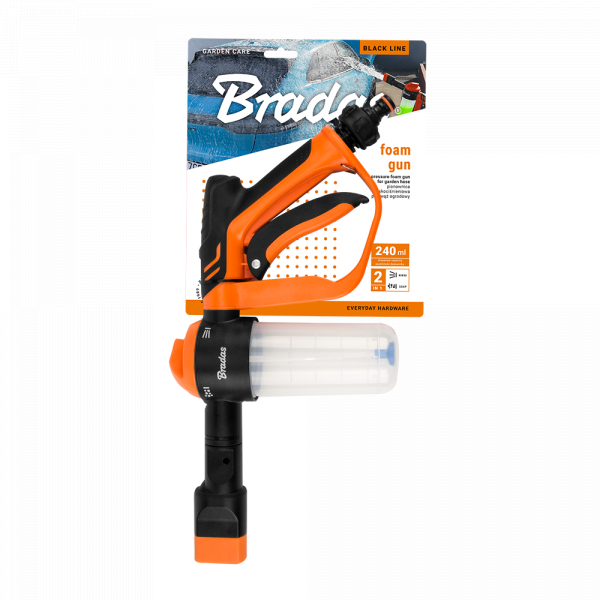 Black Line Low Pressure Foam Gun for Garden Hose