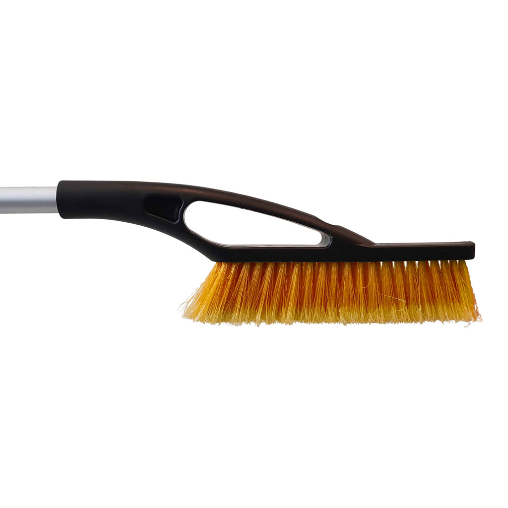 Telescopic Snow Brush + Ice Scraper Orange