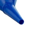 Angled Car Fuel Funnel with Filter, Blue